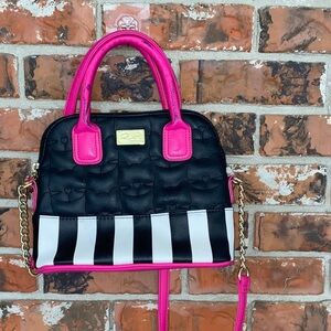 Betsey Johnson kitten purse
